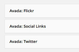 Avada Widgets